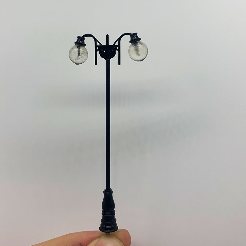 ho Skala Modell züge Eisenbahn Park garten Straße Licht 3V Laternenpfahl Lampen/Modell Park Lampen/Zug Layout modell Park Landschaft