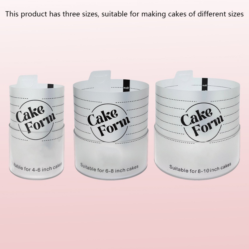 Einstellbare Runde Kuchen Ring bilden Versenkbare Fondant Werkzeuge Mousse Kuchen Ring Acryl Kreis Backen Ring Kuchen Werkzeuge