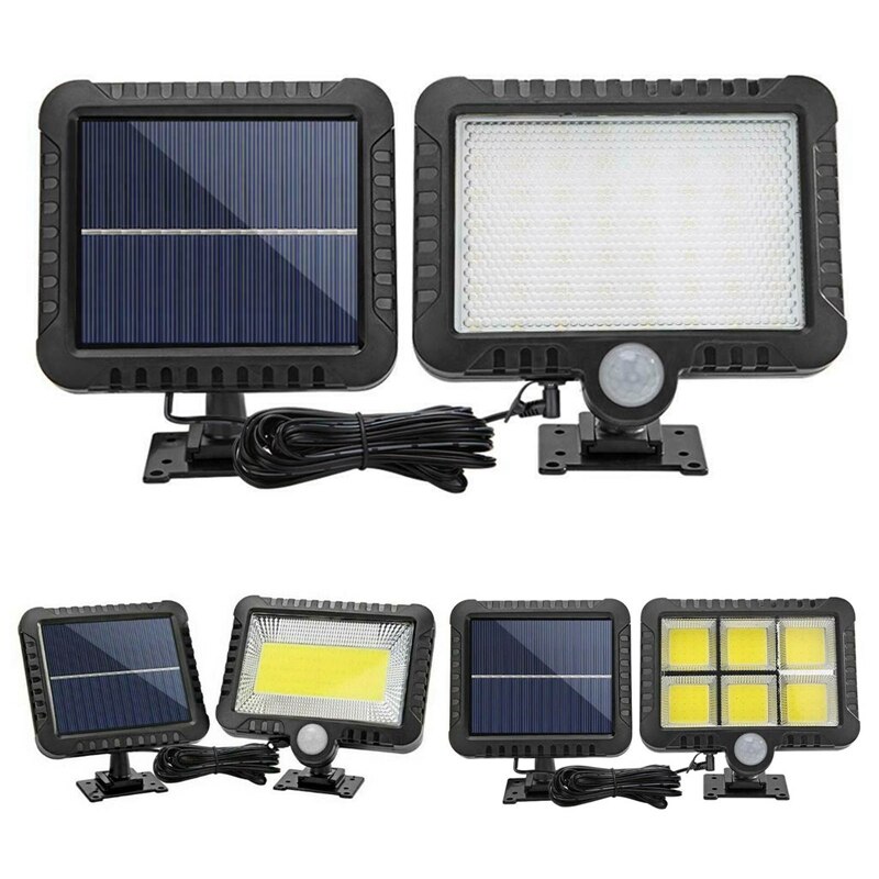 Led-zonnelamp, infrarood bewegingssensor voor menselijke beveiliging, buitenverlichting, waterdichte tuinmuur, zonnelamp, padverlichting