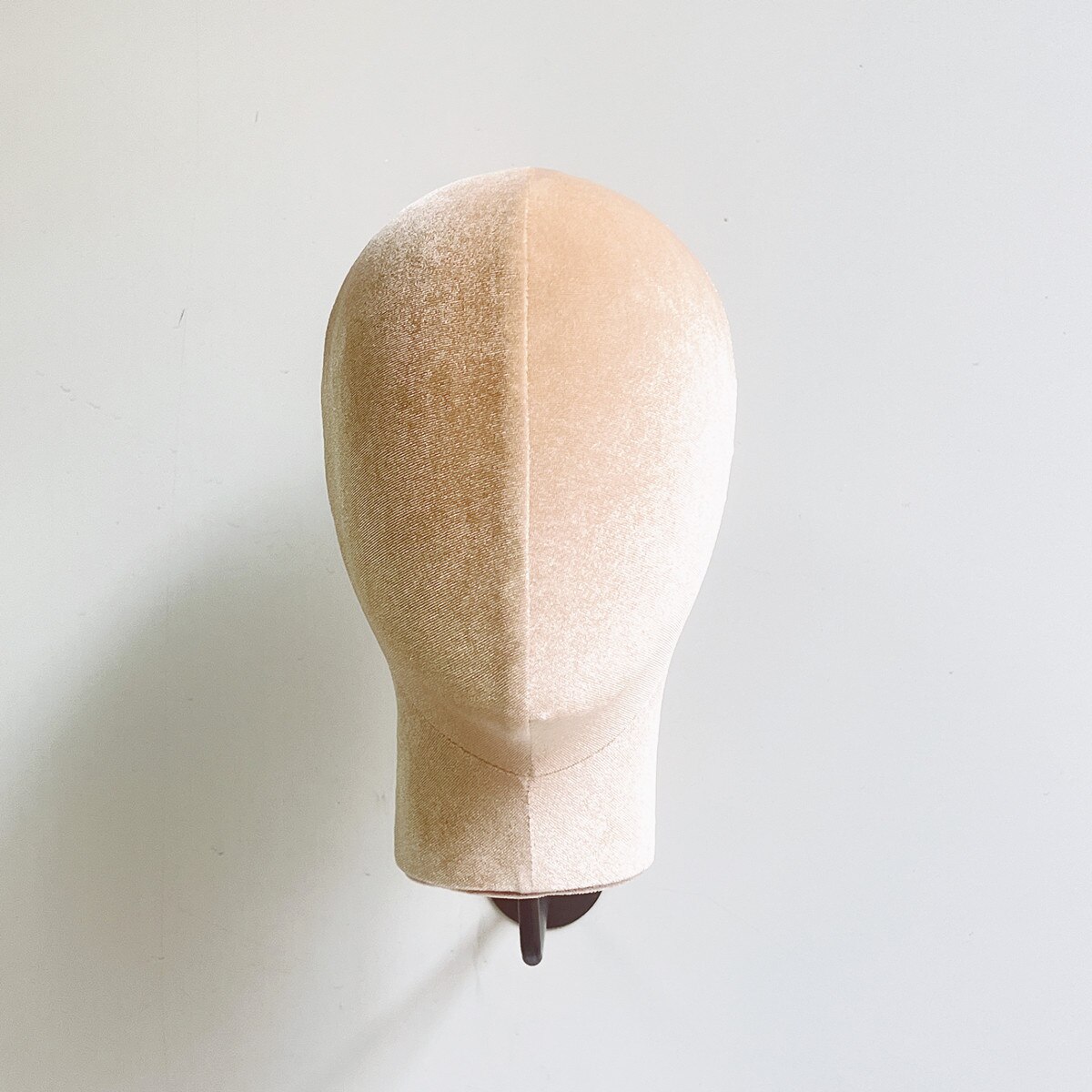 1 Stuk Stof Cover Muur Opknoping Model Mannequin Hoofd Voor Pruiken En Hoed Display: Skin Color