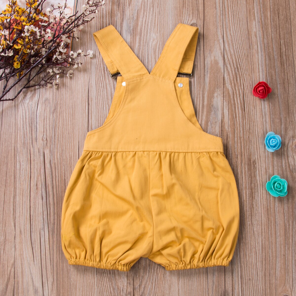 Cute Toddler Kid Baby Girl Overalls Romper Clothes Rainbow Print Sleeveless Jumpsuit Overalls Bib Pants Outfit