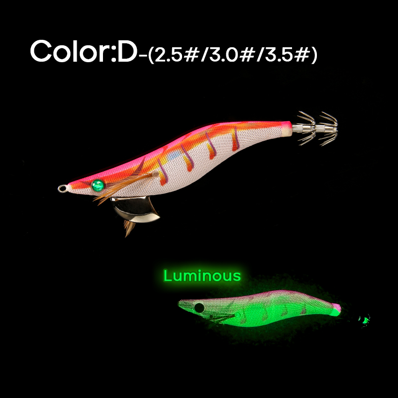 LETOYO 3.5# 3.0# 2.5# Cebo de calamar que se hunde Cebo de calamar luminoso Cebo de pesca artificial EGING Para Señuelo de pulpo Webfoot Pesca de Sepia Oficinalis EGI Señuelo de pesca en el mar: 150 mm / Amarillo claro
