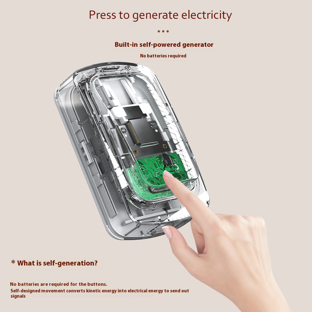 Home Waterproof Battery Free Self Generating Power Doorbell With 60 Ringtones And High Volume AC Electronic Wireless Door Bell