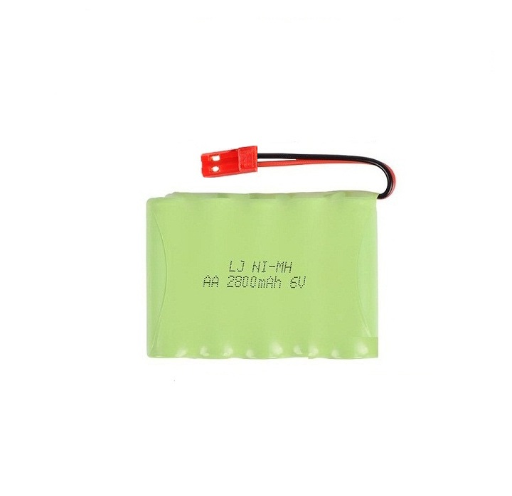 YUKALA 6V 2800mAh Ni-MH AA batterie avec chargeur pour camion RC/voiture RC/bateau RC/réservoir RC SM/JST/TAMIYA prise 6 v 2800 mah
