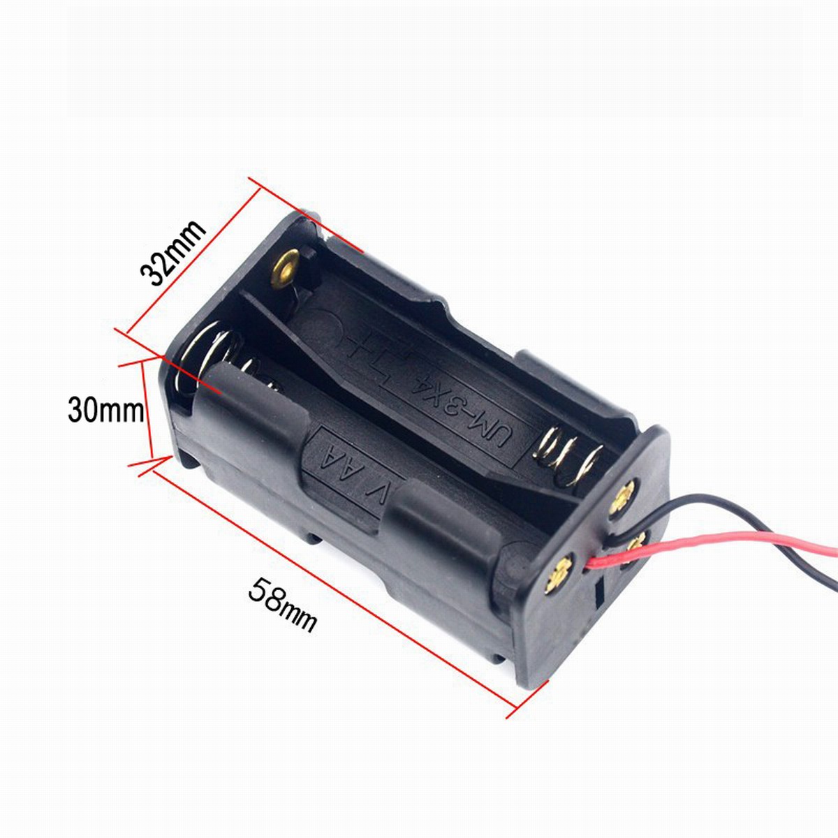 Interruptor receptor RC JR JST 6V luz de encendido/apagado caja de batería Nitro Power para RC coche barco
