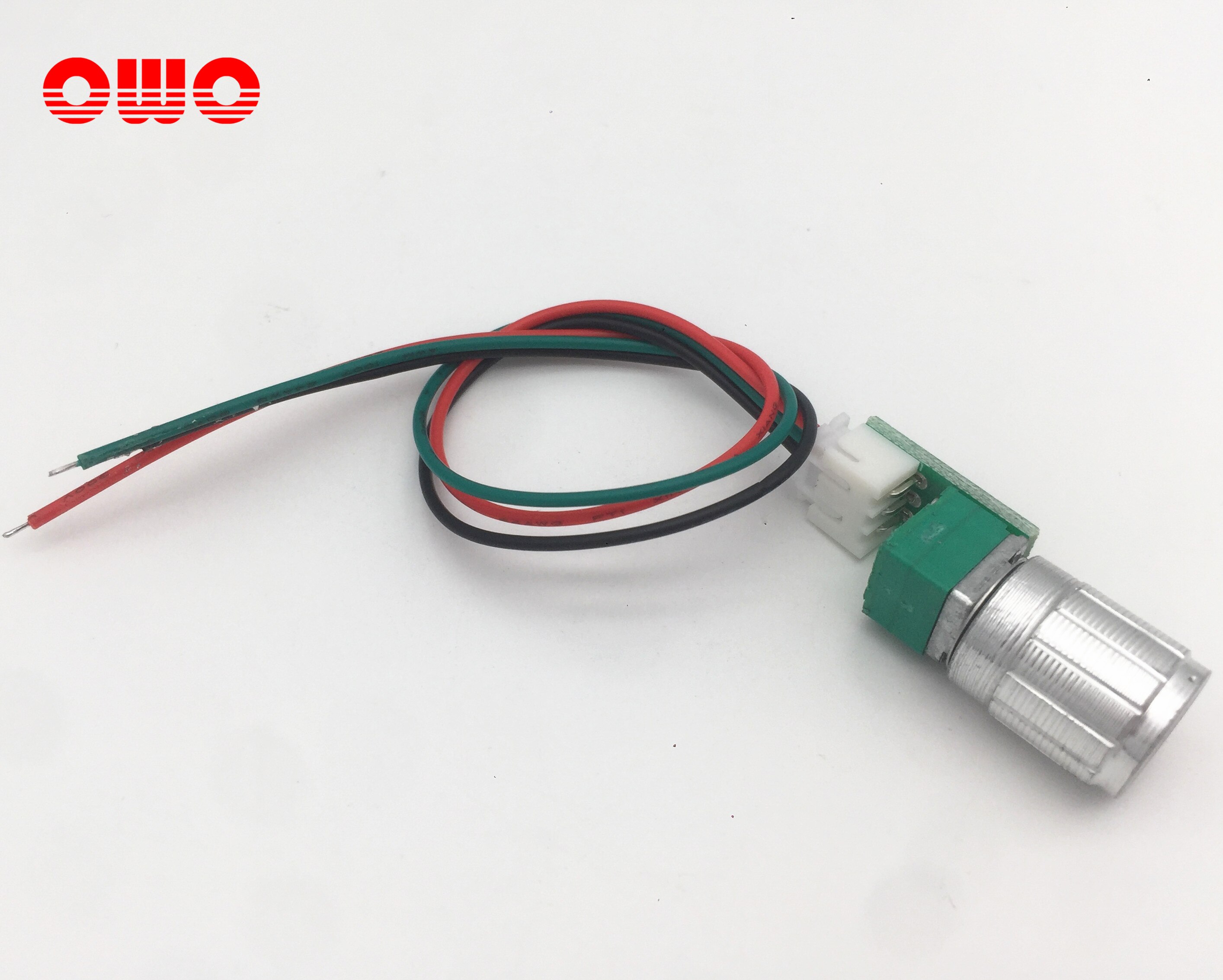 RV097 20K volume potentiometer 6pin adjustable potentiometer with aluminum knob cap ,connector,wires cables