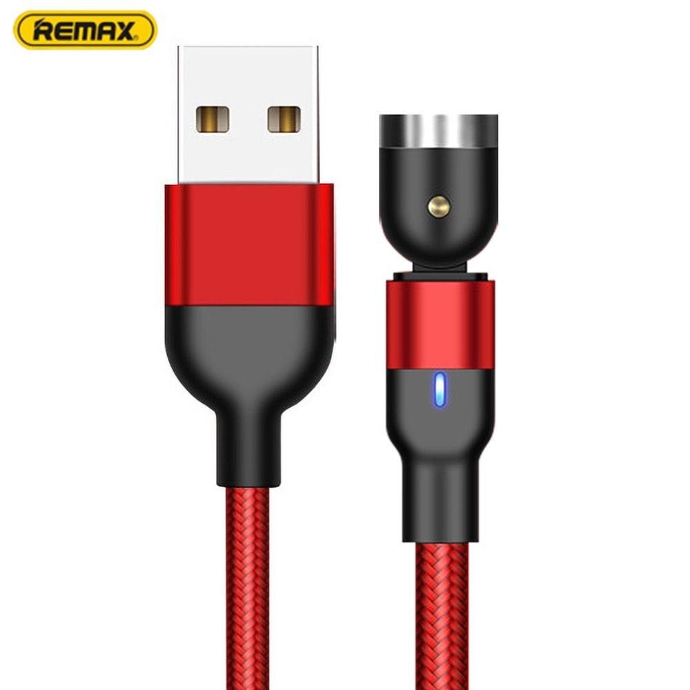 Magnetische Schnelle Ladung Mikro USB Typ C Kabel Unterstützung 3A Schnelle Ladung 360 Grad Drehbare Daten Kabel Für Android-praktisch
