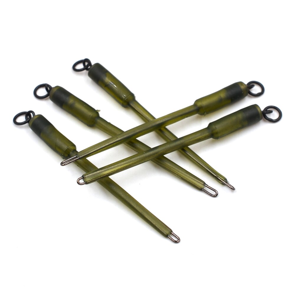 MNFT-Terminal de aparejos de pesca de carpa, Conector de vástagos de bolsa PVA, bolsas de tubo, vástagos, inserto de plomo, mástil de aparejos, 10 Uds.