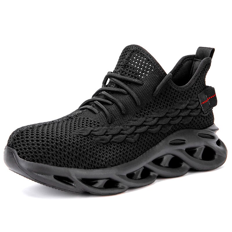 Mannen Stalen Neuzen Veiligheid Werkschoenen Voor , Lichtgewicht, Ademend, Smash-Proof, prikbestendige En Antislip Veiligheid Sh: 44
