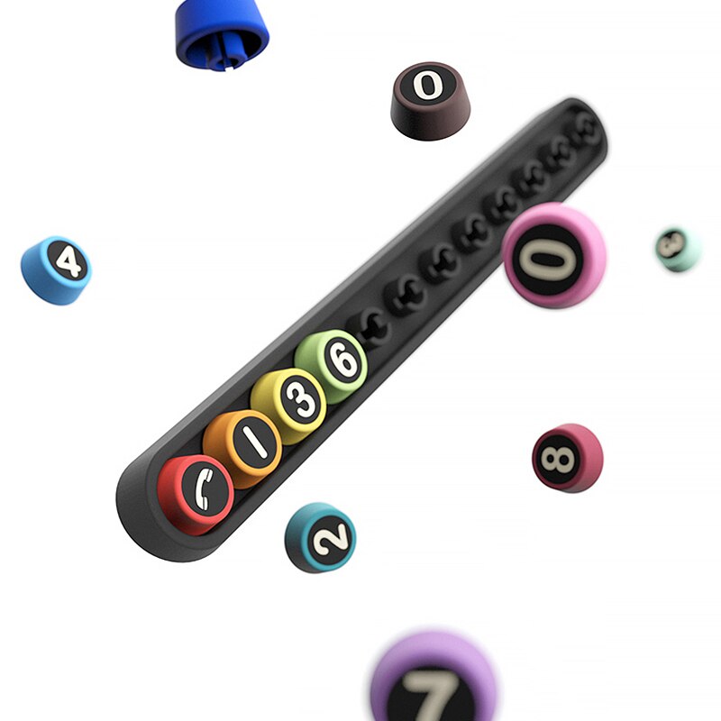 Temporary parking card Mobile phone number card Interior decoration Automobile Berth personality Car parking card