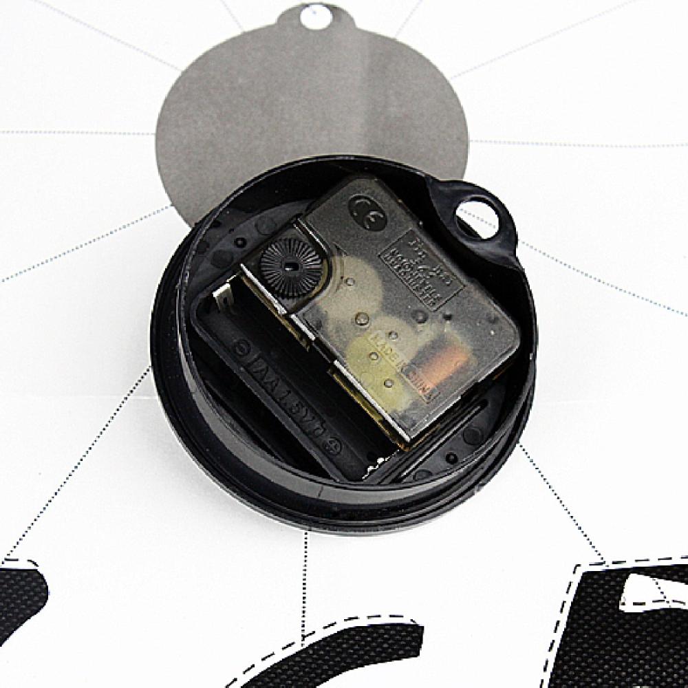 3D DIY Clock Adhesive Decal Modern Wall Digit Number Room Interior Decoration Clock