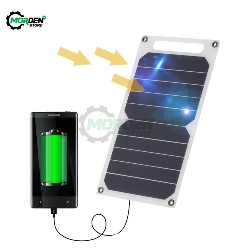 Zonnepaneel Kit Outdoor Draagbare Zonne Polysilicium Oplader Voor Mobiele Telefoon Power Bank Usb Solar Panel