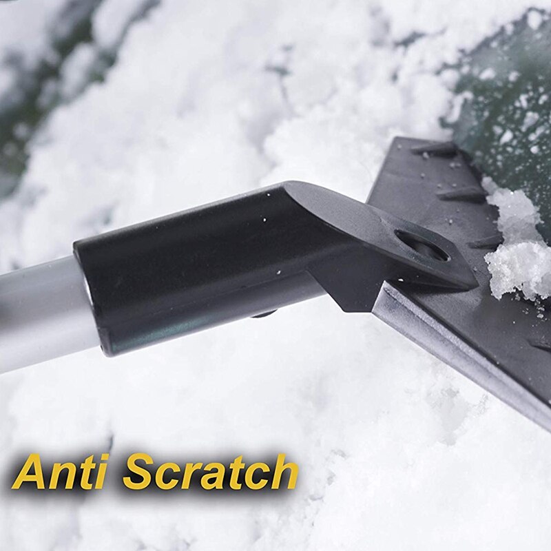 Uitschuifbare Ijskrabber En Sneeuw Borstel Met Foam Grip-Verlengt En Trekt Van 23.5 Inch Tot 35.5 Inch Voor eenvoudige Opslag-Licht
