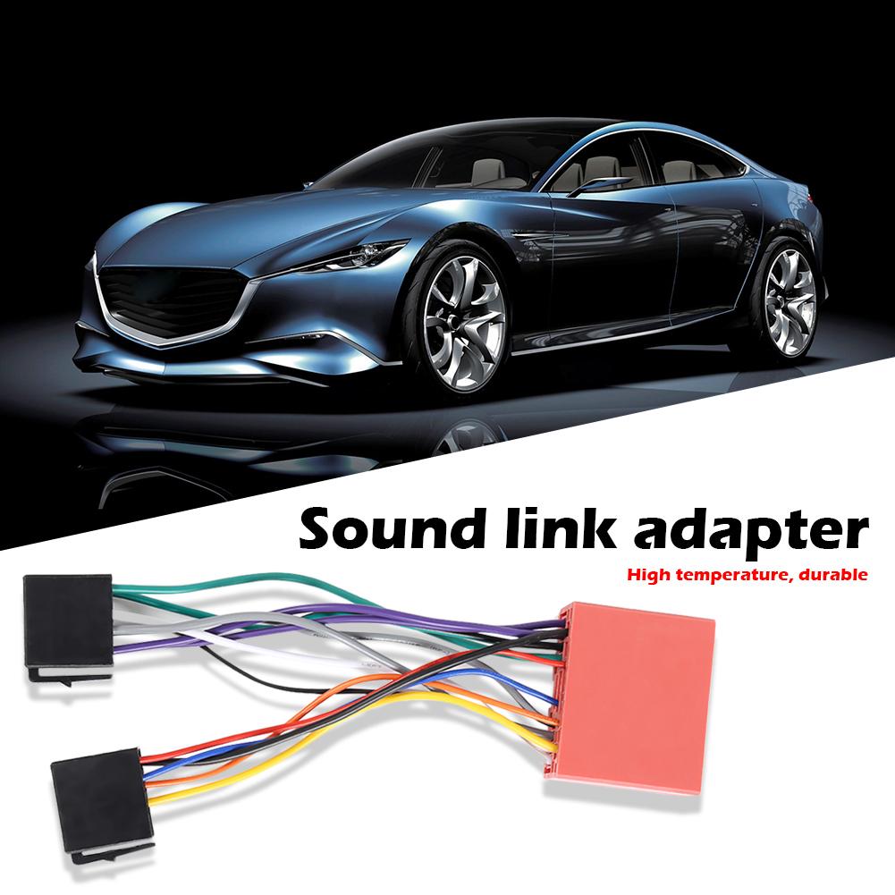 Conector de arnés de cableado para coche Mazda, accesorio de Radio estéreo de 13 Pines, estándar ISO, resistente a altas temperaturas y durabilidad