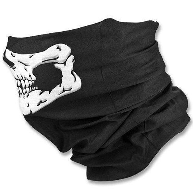 Magic Scarf Bandanas 24x48cm Multifunctional Riding Sunscreen Sport Towels Skeleton Skull Half Face Mask