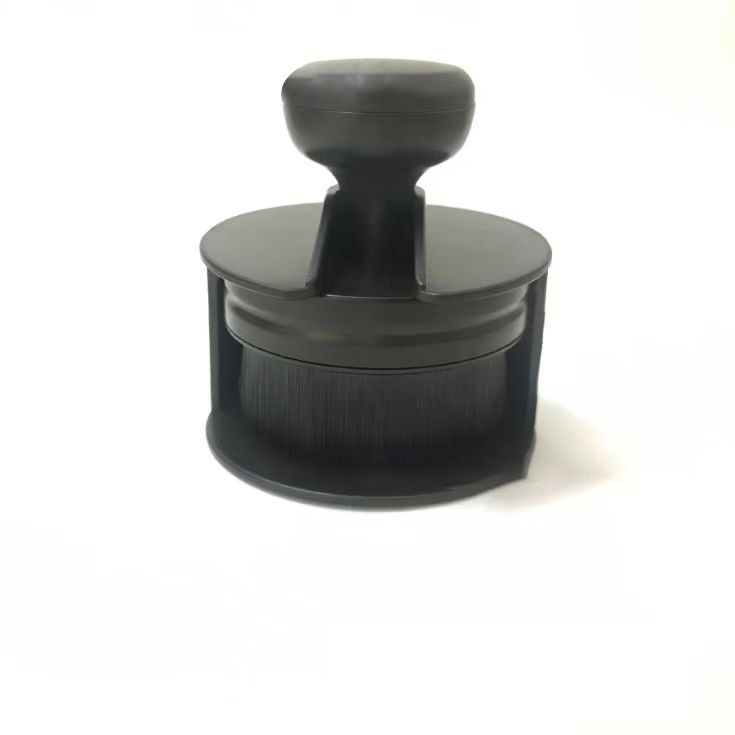 Cepillo antiestático para discos de vinilo, cepillo de limpieza de cerdas de fibra de carbono para discos, cepillo limpiador de discos de vinilo
