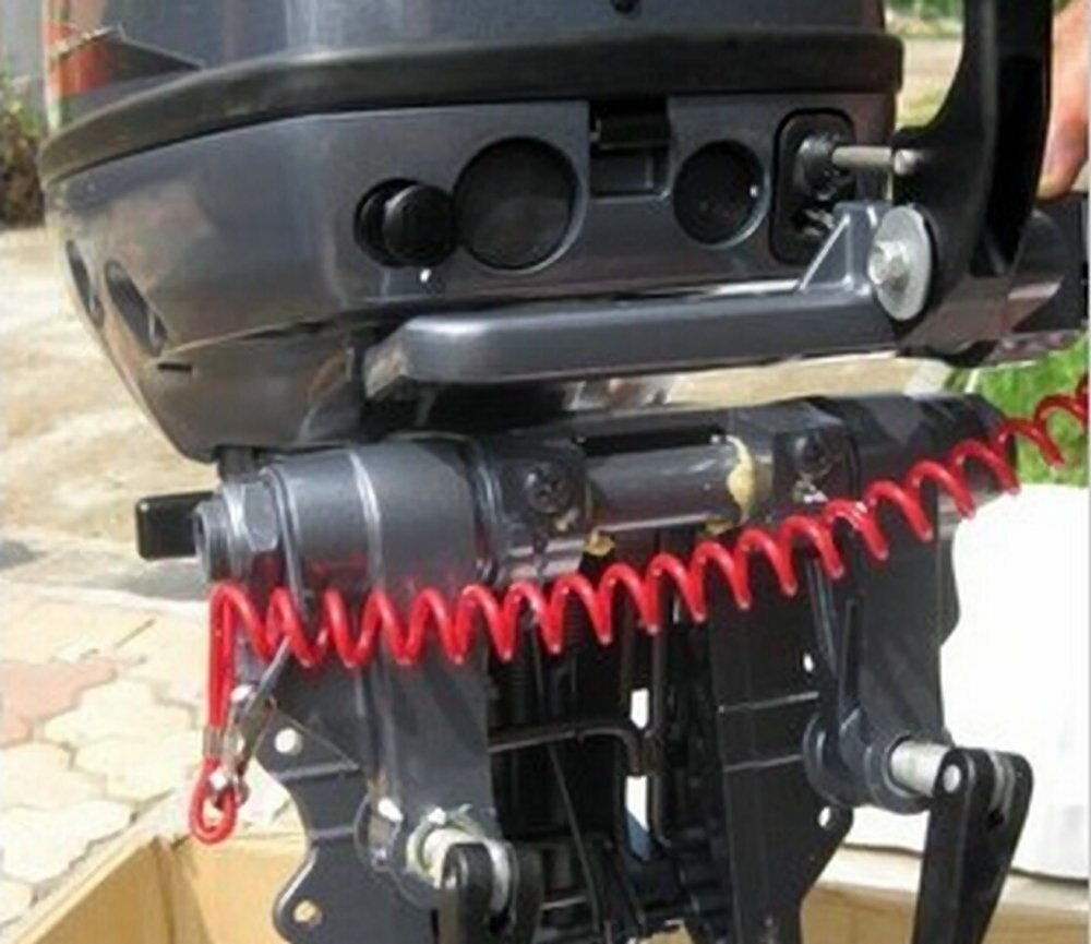 2Pcs Jet Ski Outboard Eng Motor Kill Switch Safety Lanyard Key Tethers PWC