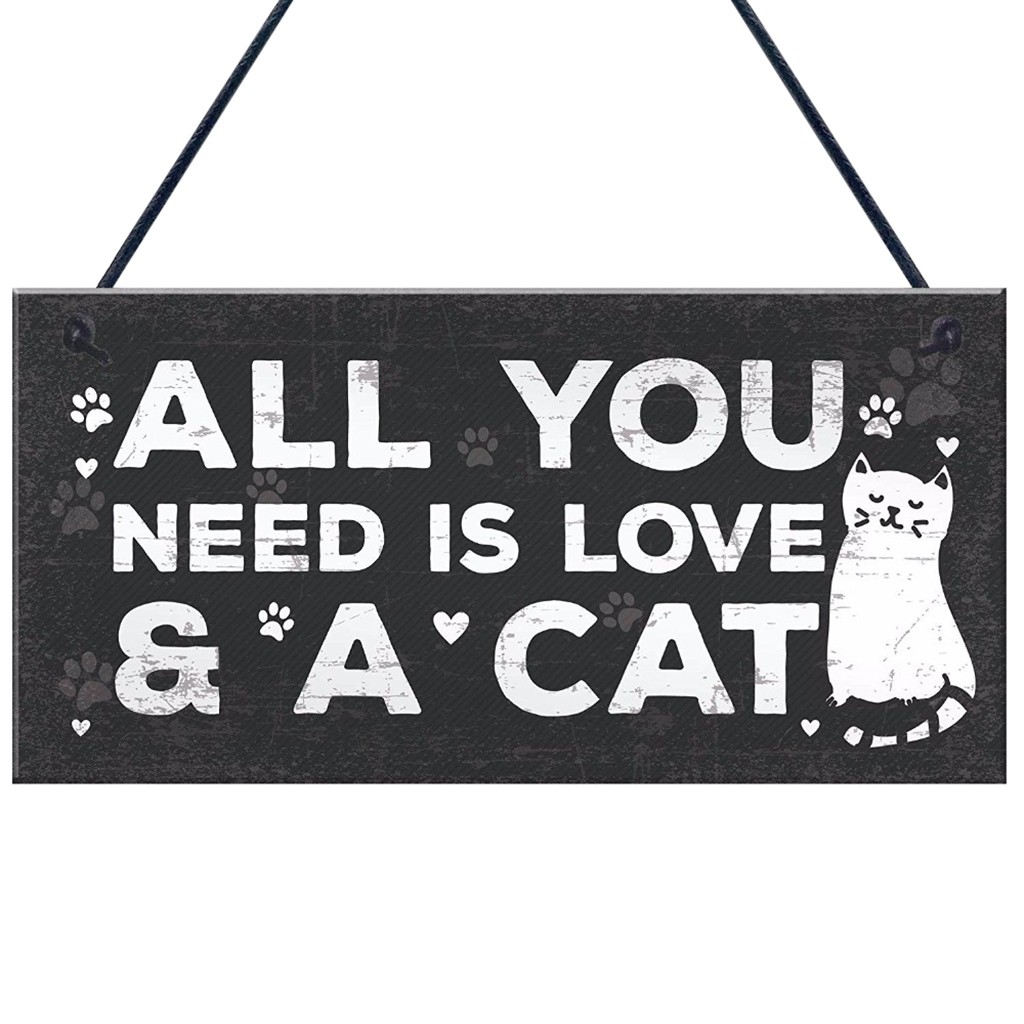 Wodden Hanging Signs Animal Sign Cat House Doorplate Plaques Rustic Wall Decor Home Decoration Door Pendants #5: B