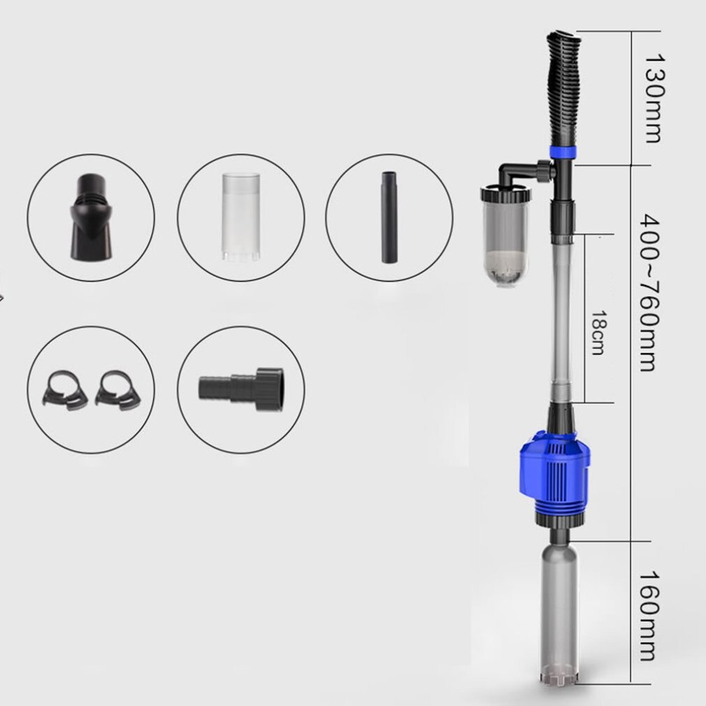 Aquarium Fish Tank Water Changer Small Fish Tank Semi-Automatic Water Exchange Water Change Sand Washing Device