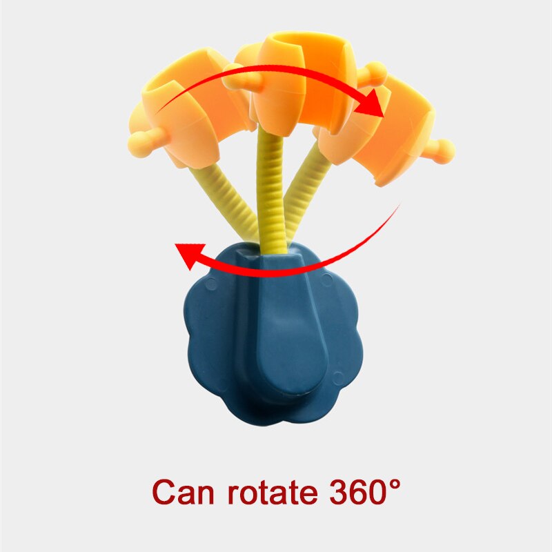 Sturdy shower base shower bracket free perforation adjustable shower bracket universal 360° adjustable bathroom shower TSLM1