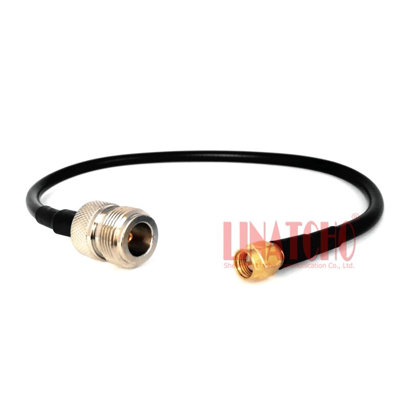 30cm 1ft copper connector cable rg58u n female to sma male jumper cable