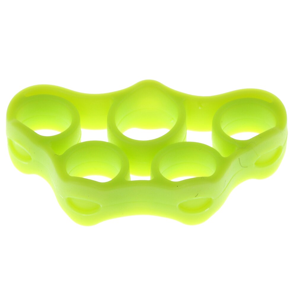 Finger resistance bands Hand Gripper Forearm Wrist Training Stretcher Exercise Pull Ring Grips Expander Fitness Equipment: Green