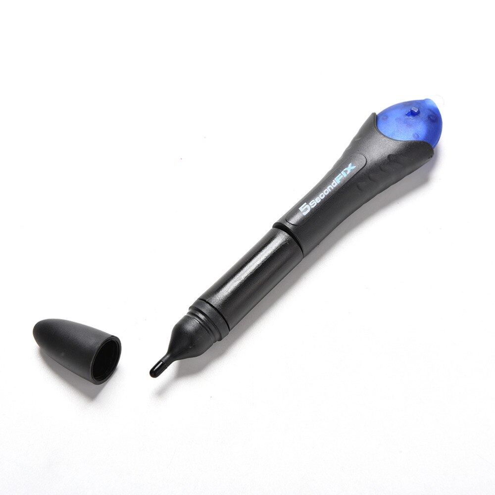 5 Second Quick Fix Liquid Glue Pen Uv Light Repair Tool With Glue Super Powered Liquid Plastic Welding Compound Office Supplies