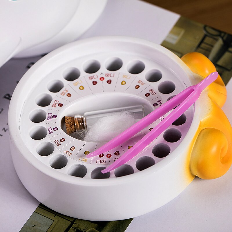 Lovely baby teeth Memorial Box Girl preservation box teeth storage box baby children's teeth box