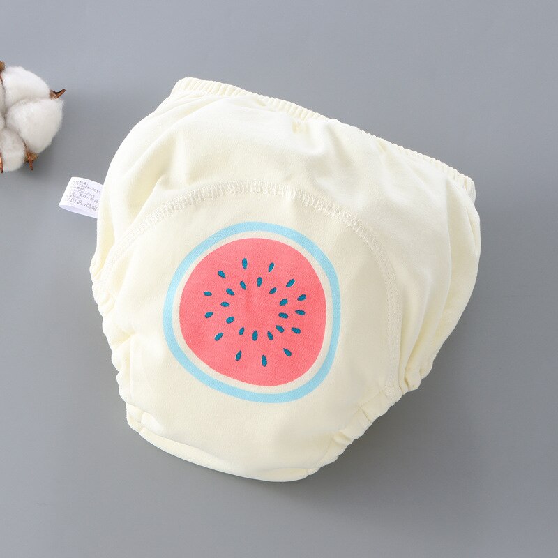 Baby Waterproof Training Pants Nappies Reusable Cloth Cotton Nappy Changing Washable Infant Toddler Diapers Children Underwear