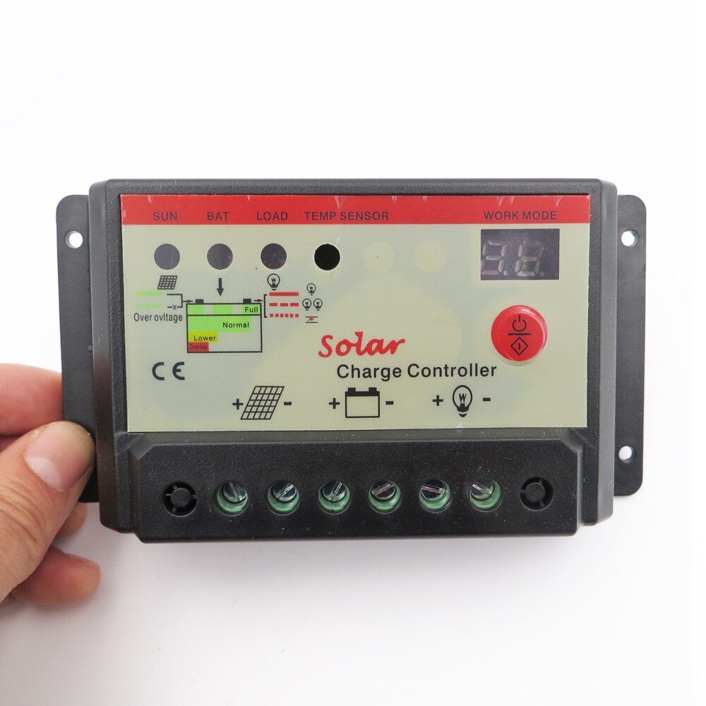 10A 20A 30A 12V 24V Solar Cell panels Battery Charge Controller Timer for LED street lighting PWM battery charger Regulators