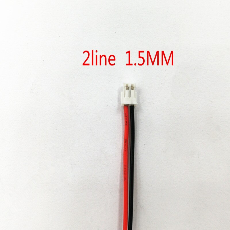 Lithium polymer batteri 333266 3.7v 750 mah  mp5 gps dipper led lysboks diy højttaler: Stik 1.5mm