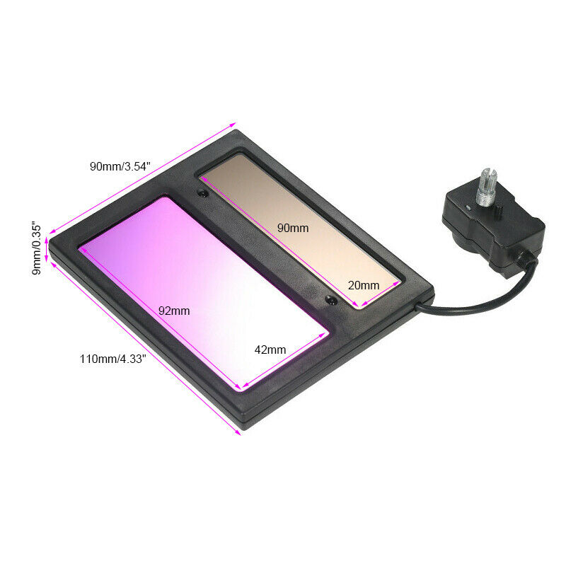 Solar Auto Lasfilters Masker Lasser Bril Filter Schaduw Lashelm Lens