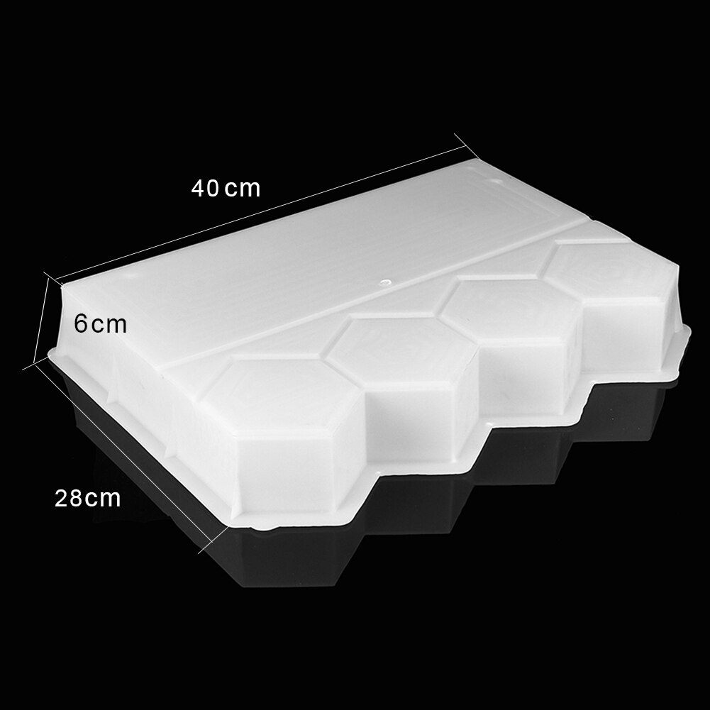 Garden Fencing Concrete Stone Cement Brick Mold DIY Pave Making Lawn Pond Decor HR