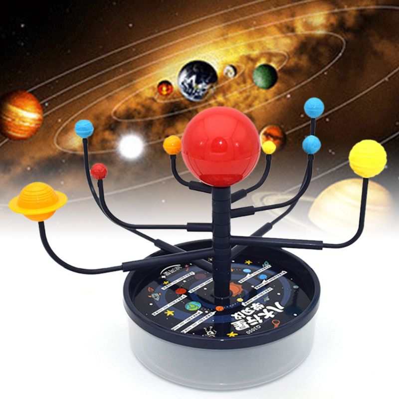 Solar System Nine Planets Model Science Kit DIY Assembly Parent-child Interaction Planetarium Toy Kids Educational Toy