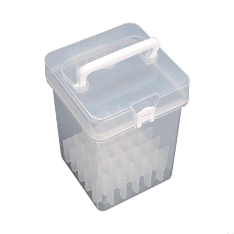 Pennarello multifunzionale per custodia Portapennarelli colorati in plastica trasparente Penna a pennello portatile per custodia per bambini