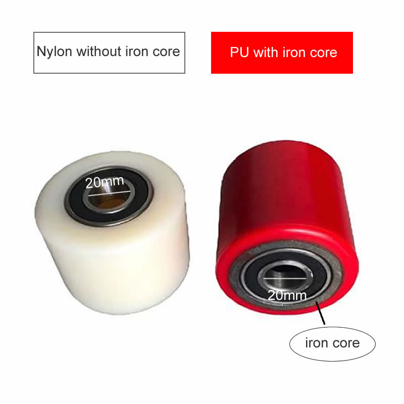 Replacement caster wheels,Fork Wheel Bearing Small hydraulic lifting and handling wheels Polyurethane Nylon wheels