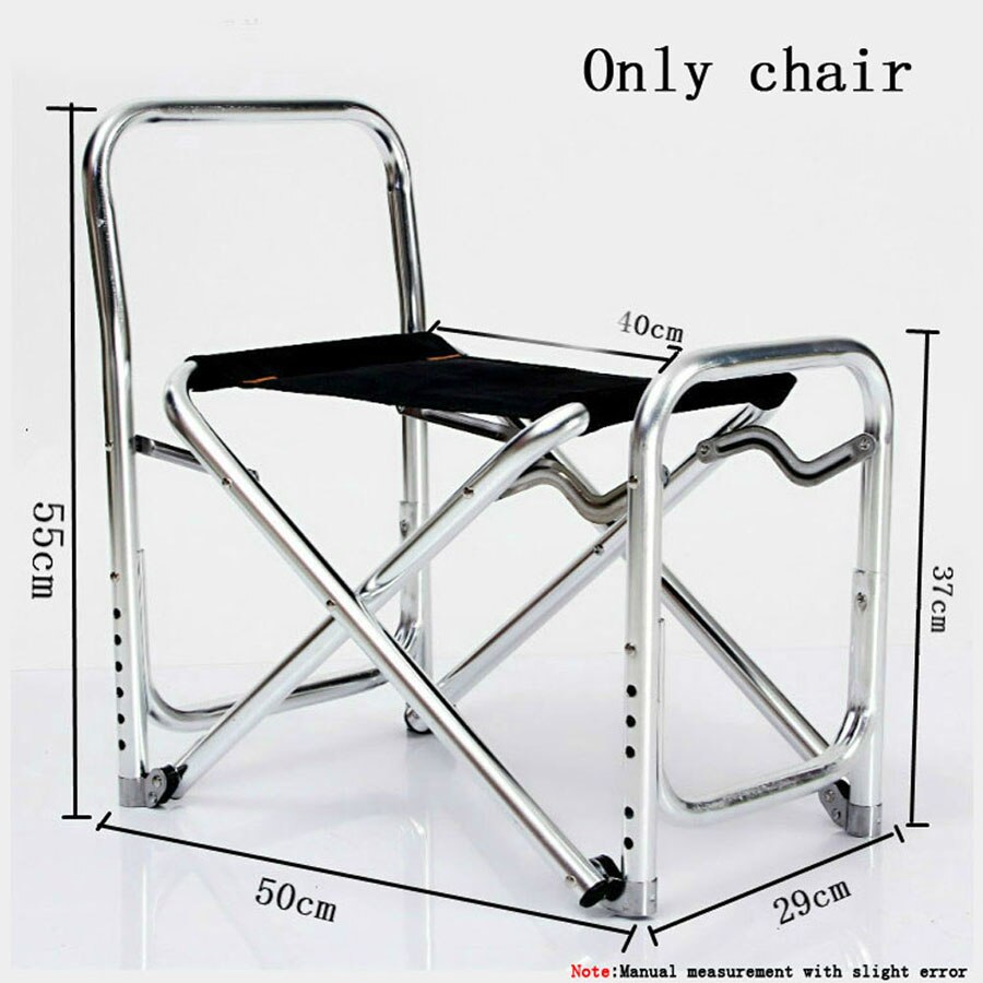 Multifunctional Folding Fishing Chair Universal Double Turret Fish Bracket Accessories Fish Lure Rack Seat Gear For Most Chairs: Only Chair