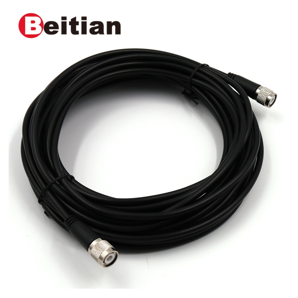 Beitian Gnss Antenne Kabel 10 Meter Lengte Rf Feeder Kabel Gps Antenne Connector Kabel B-10-TNC-TNC