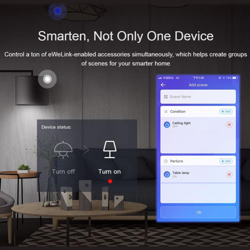 Sonoff Dual R2 2 Gang WiFi DIY Switch Smart Home Remote Voice Control Comptible With Alexa Google Home Assistant
