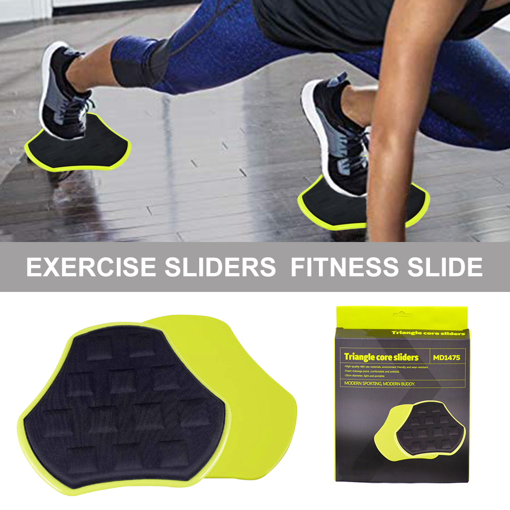 Fitness Slider Mat Exercise Slide Sliding Plate For Core Stability Exercises Coordination Skills Training Home Hard Floor Gym