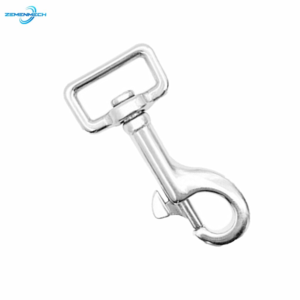 74Mm Rvs SwivelEye Bolt Spring Snap Haak Vierkante Eye Swivel Quick
