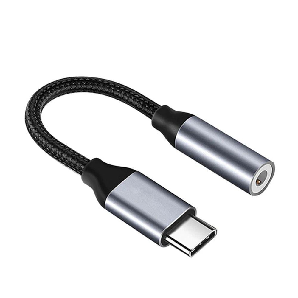USB Type C to 3.5mm Earphone Adapter Converter Jack AUX Cable Headphone Adapter 3.5 Audio Cable for iPhone 15 Serie Mobile Phone: Default Title