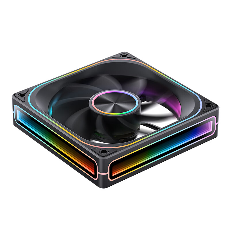 Jonsbo ZA-120/240/360 Case Fan 360 Multi Sided Thousand layer Mirror 5V 3PIN ARGB 12cm PWM Cooling Fan ZA-120BR Air Cooler Fans: Blue