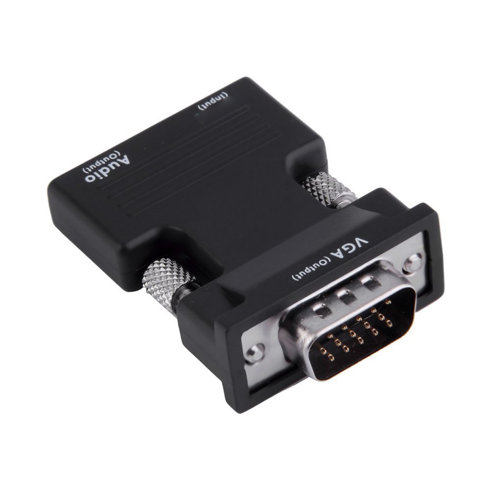 Hdmi-Compatibel Vrouwelijke Naar Vga Male Converter Adapter Ondersteuning 1080P Signaal Bundel 1 Polybag Vga Kabels multimedia