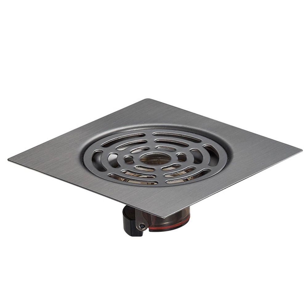 Vierkante Badkamer Afvoerafdichting Stopper Anti Geur Afvoer Afdekking Grote Uitval Insectenpreventie Afvoerfilter: Default Title