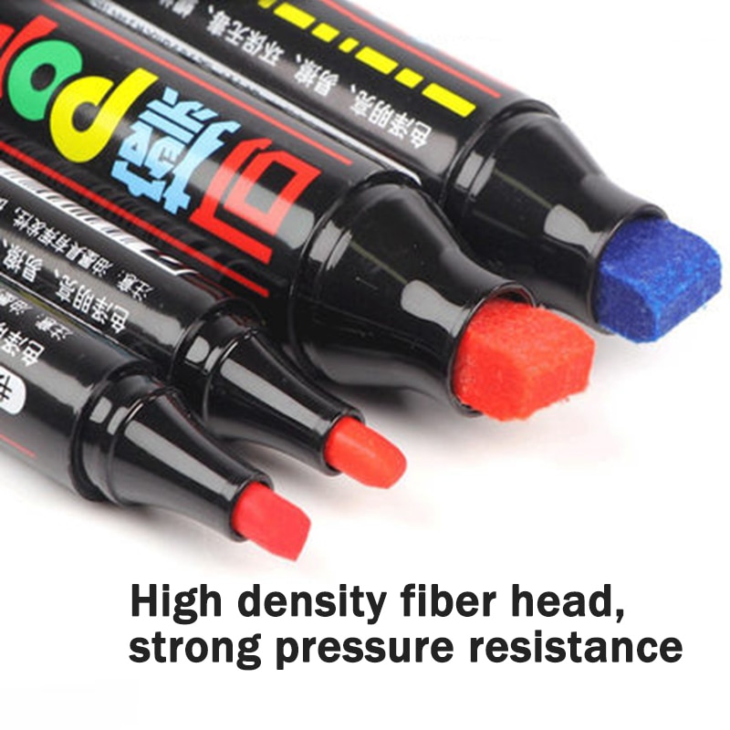 WISSEN Pop Whiteboard Marker/Tinte 8 Farben 5/12mm Wasser-basierend Wiederholt Füllung Löschbaren Stift Werbung/Poster Stift G-0622/0625/0311