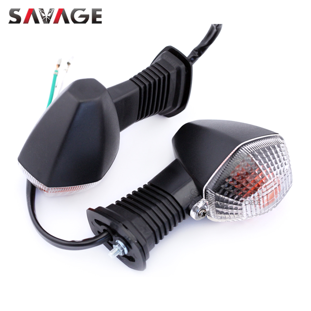 Luz indicadora de señal de giro para SUZUKI GSX 650F/1250FA GSX650F GSX1250FA DRZ400SM DRZ400S DRZ400E DRZ400 de la motocicleta intermitente lámpara: Light Clear