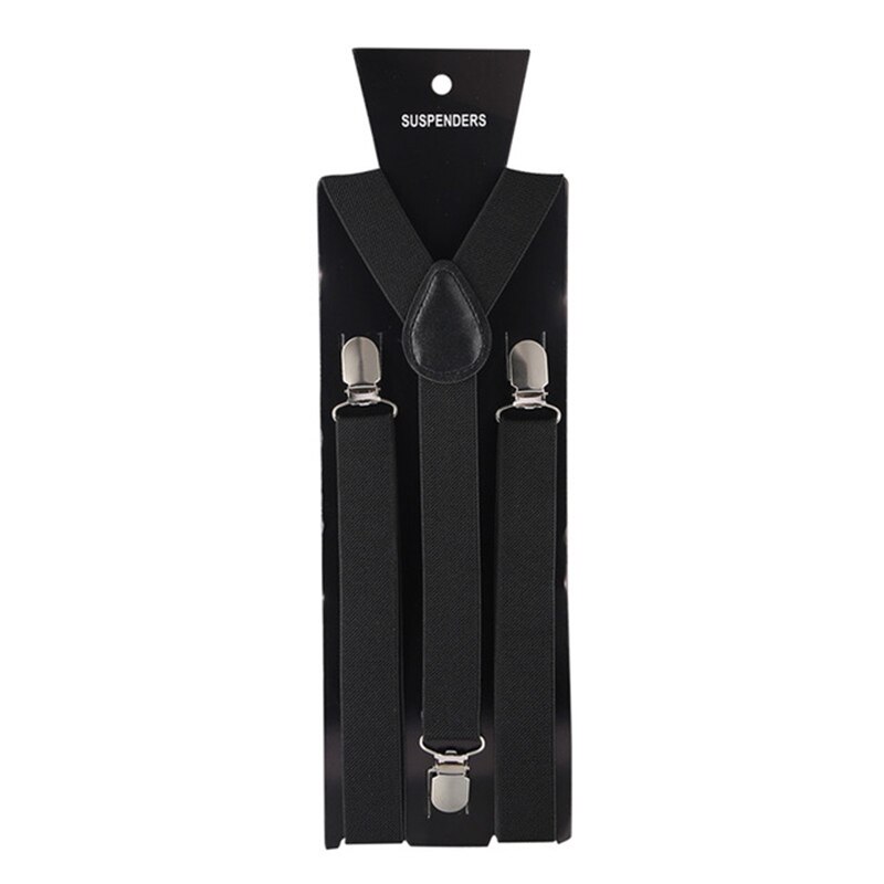 Bretelle per uomo Pantaloni Abbigliamento Bretella per adulti Camicia da uomo Abito da donna Festa di nozze Colori solidi Gonna da abito con bretelle Cinghie