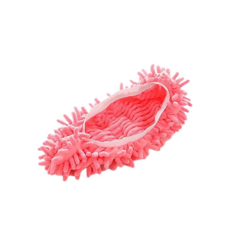 Chenille Stof Mop Slippers Thuis Vloerreiniging Dweilen Schoenen Wateropname Voetsokken Mop Caps Multifunctionele schoonmaakschoenen: Blauw
