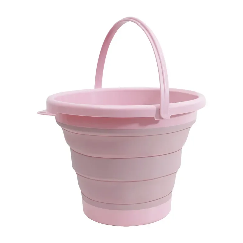 Foldable Footbath Massage Bucket Soaking Bucket Folding Basin Spa Foot Bath Bucket Household Sauna Bathtub Pedicure Bath Bathtub: Gold